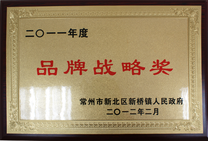 年度品牌戰(zhàn)略獎